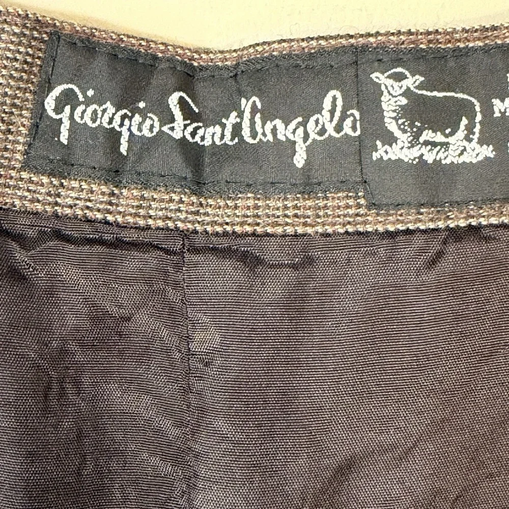 Giorgio Sant Angelo Vintage Straight Womens Skirt 100% Pure Merino Wool‎ Sz 12